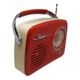 Radio Retro Bluetooth Color: Rojo Bt1010 Select Sound