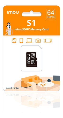 Tarjeta De Memoria Imou Microsd Sdhc S1 C10 Interior 64gb