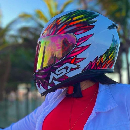 Capacete Moto Fechado Axxis Eagle Diversos Gráficos Cores