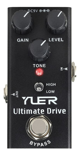 Pedais Guitarra Yuer Chorus Delay Overdrive Distortion Comp