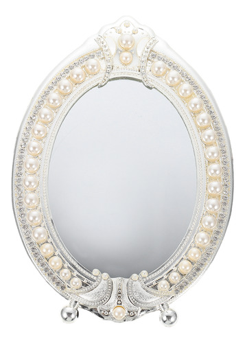 Espejo De Maquillaje De Escritorio Vintage Pearl Decor