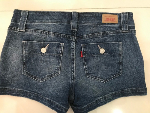 Short Levi's Jeans Mujer Poco Uso Talle 3 (adulto) Importado