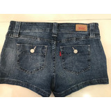 Short Levi's Jeans Mujer Poco Uso Talle 3 (adulto) Importado