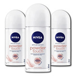 Nivea Powder Touch Roll On- Desodorante Antitranspirante, Al
