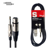 Cable Xlr (canon) Plug 10 Metros Microfono Stagg Smc10xp