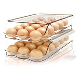 Caja De Almacenamiento Para Refrigerador De Huevos Rodantes