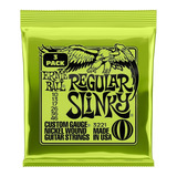 Ernie Ball Pack X 3 Encordados Guitarra Electrica 010-046