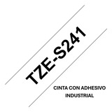 Cinta Brother Tze-s241 Para Rotuladoras 18mm X 8mts