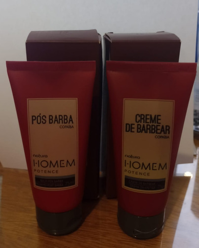 Kit Homem Crema De Afeitar + Pos Barba Natura