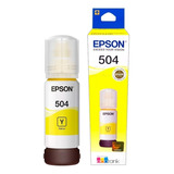 Cartucho Botella Tinta Epson T504 Amarillo T504420-al 6000p