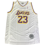 Camiseta Basquet Nba Los Angeles Lakers Lebron James Blanca