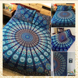 Manta Decorativa Hindu 100% Algodon. Elige Tu Color Favorito
