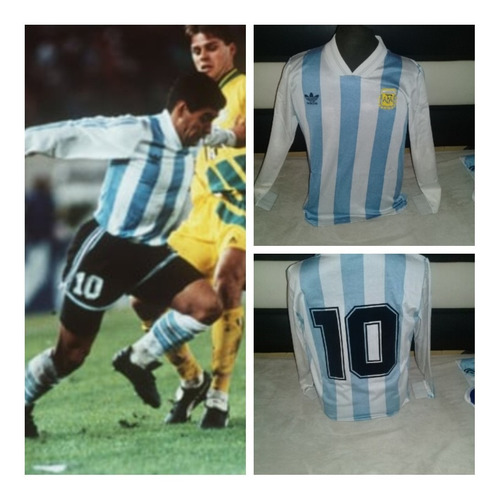 Camiseta Maradona Repechaje Argentina Vs Australia 1993