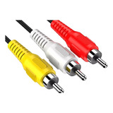 Cable Rca Rca Audio Video Macho Macho 1.5 Metros 3x3 Fichas