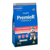 Ração Premier Formula Cães Filhotes Raças Pequenas 2,5kg