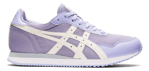 Tenis Asics Tiger Runner 500 Para Mujer Color Vapor Cream Diseño De La Tela Liso Talla 8