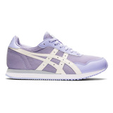 Tenis Asics Tiger Runner 500 Para Mujer Color Vapor Cream Diseño De La Tela Liso Talla 8