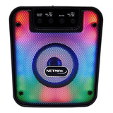 Parlante Bluetooth Rgb Usb Reproductor Mp3 Portatil Karaoke