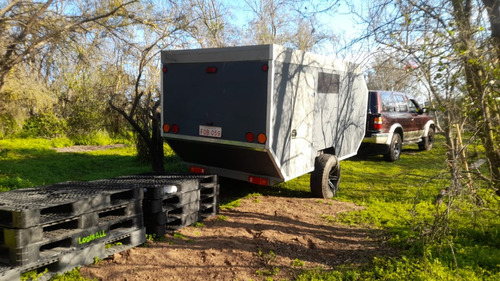 Carro Camper Xl 1.8x2.8 Mts - Baño - Techo Levadizo 4x4