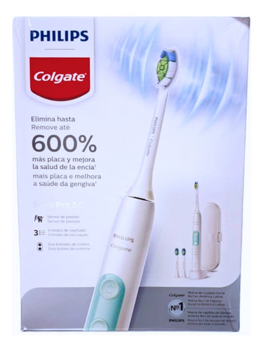 Escova Dental Philips Colgate Elétrica Sonicpro 50 Branca