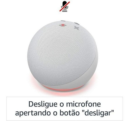 Echo Dot (4ª Geração) Smart Speaker Amazon Com Alexa Preta