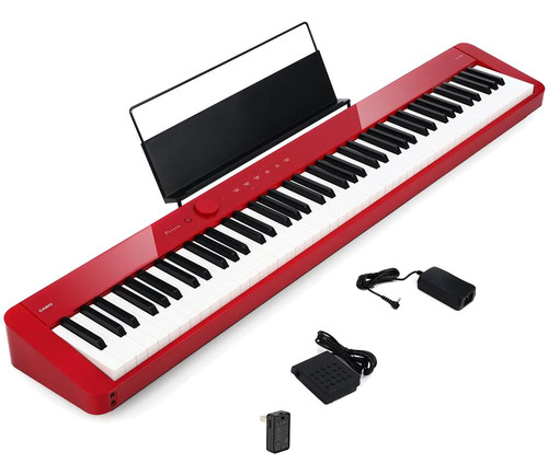 Piano Digital Casio Pxs1100 Vermelho Bluetooth 88 Teclas