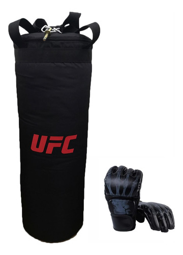 Guantes De Boxeo + Saco Boxeo Ufc Sin Relleno