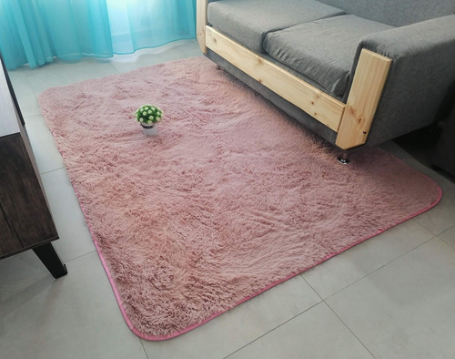 Alfombras Peludas 180x200cm Para Living Suaves Livianas