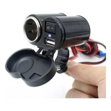 Cargador Usb Moto 12v Gps Celular Carga Rapida Con Tecla