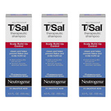 3 Pack Neutrogena T/sal Shampoo Anticaspa 133ml C/u
