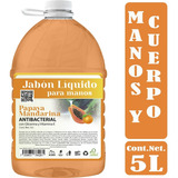 Jabón Líquido Para Manos Papaya Mandarina 5l Vivonatural