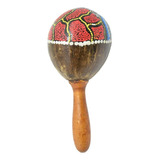 Coctelera De Pintada Maraca De Coconut Shell Para La Regala