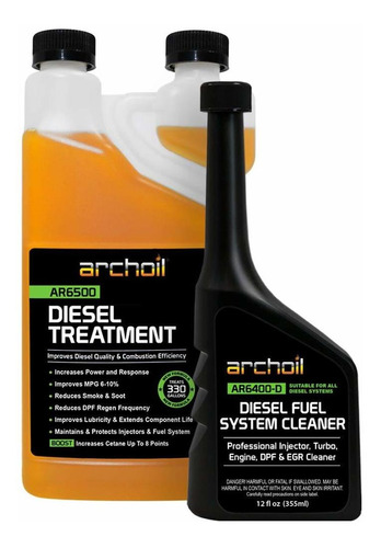 Archoil Diesel Kit De Sistema De Combustible Tratamiento Die