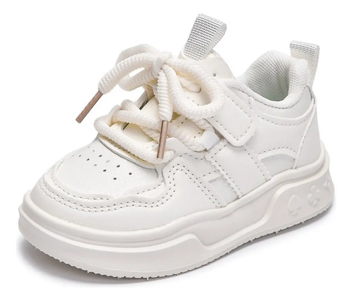 Zapatillas De Tenis Para Niños Y Niñas, Antideslizantes, Blancas, Informales | MercadoLibre