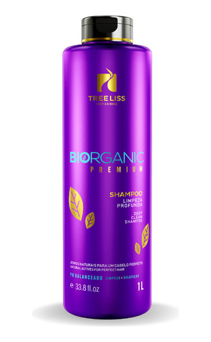 Shampoo Limpeza Profunda Tratamento Biorganic 1l Tree Liss