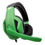 Auriculares Headset Gamer Noga Stormer St-9028 3.5mm Consola Color Verde