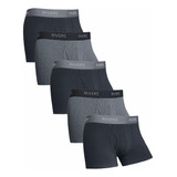 Boxers Trusas Con Bragueta Algodón/elastano Pack 5 R2