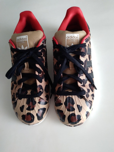 Zapatillas adidas Superstar Animal Print  T 39,5 Usadas