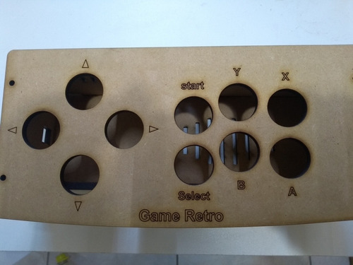 Caixa Controle Arcade Game Retro Mdf 