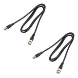 Cable Coaxial De Extensión Cctv 3.3 Con Conector Bnc Macho A