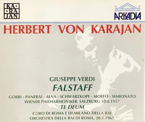Verdi - Falstaff - Gobbi, Schwarzkopf Alva - Abbado - 2 Cds