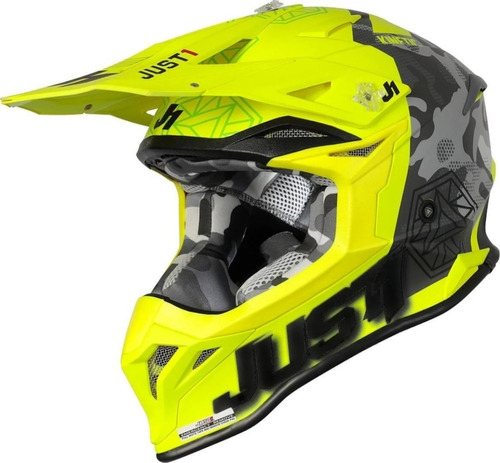 Casco Moto Just1 J39 Kinetic Camo Motocross Enduro Just 1 ®