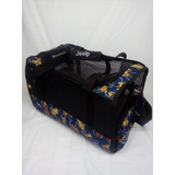 Cargador Bolso Para Perros Gatos En Malla 25x35x40