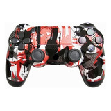 Control Joystick Playstation Inalambrico Ps4  Diseño Rojo 