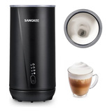 Sangkee Espumador De Leche Electrico, Cappuccino Multifunción 4 En 1 Vaporizador De Leche Portátil, Espuma Fría Y Caliente,café Con Leche,capuchino, Chocolate Caliente, Macchiato, 240ml, 400w (cam2)