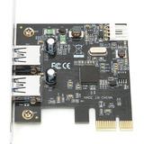 Tarjeta De Expansión Usb3.0, 2 Puertos, 5 Gbps, Speed Pcie B