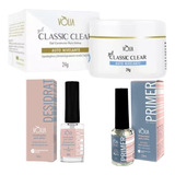 Kit Vólia Gel Classic Clear + Primer + Desidrat