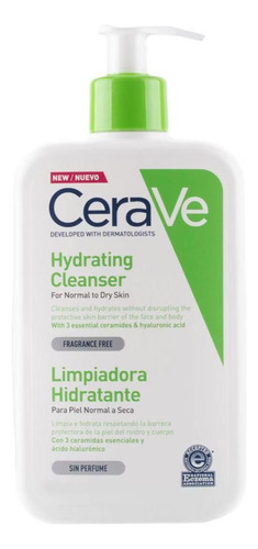 Limpiadora Hidratante Cerave 355ml Hydrating Cleanser 