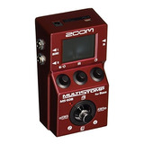 Zoom Ms-60b Multistomp Efectos Guitarra Pedal Para Bajo, Sol