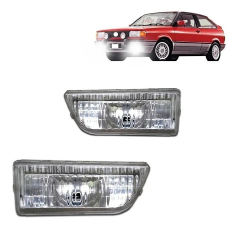  Juego Kit X2 Faros Auxiliar Vw Gol G1 Gol Gti 1992 93 94 95